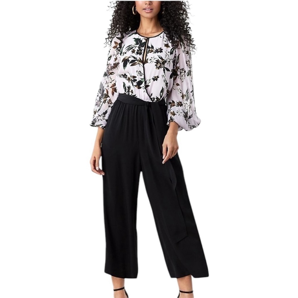 Diane Von Furstenberg Delphi Silk Wide Leg Jumpsuit